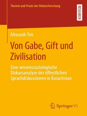 cover image of Von Gabe, Gift und Zivilisation